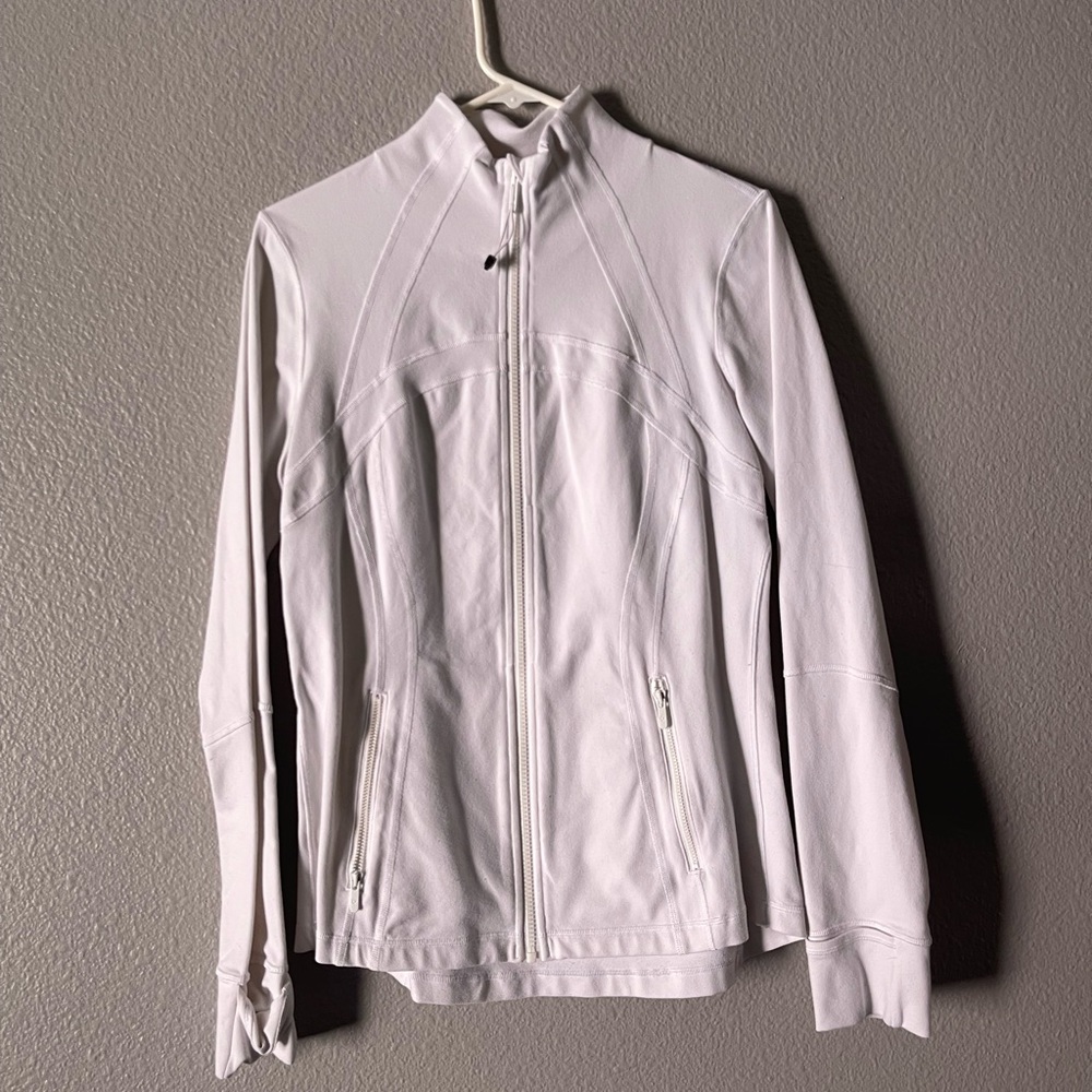 Lulu Lemon | White zip up jacket, size 8
